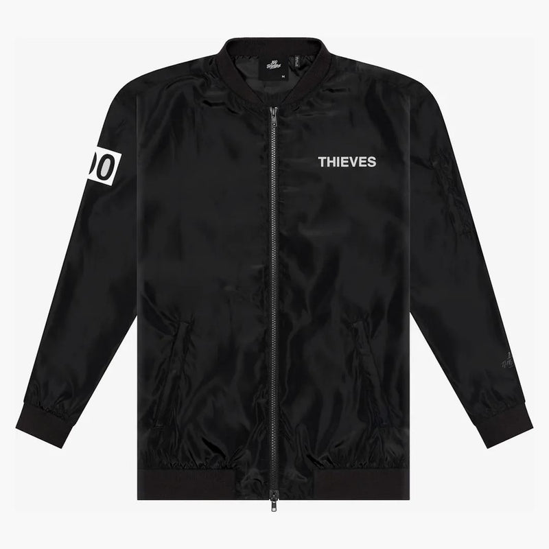 100 Thieves Numbers Bomber Jacket Black
