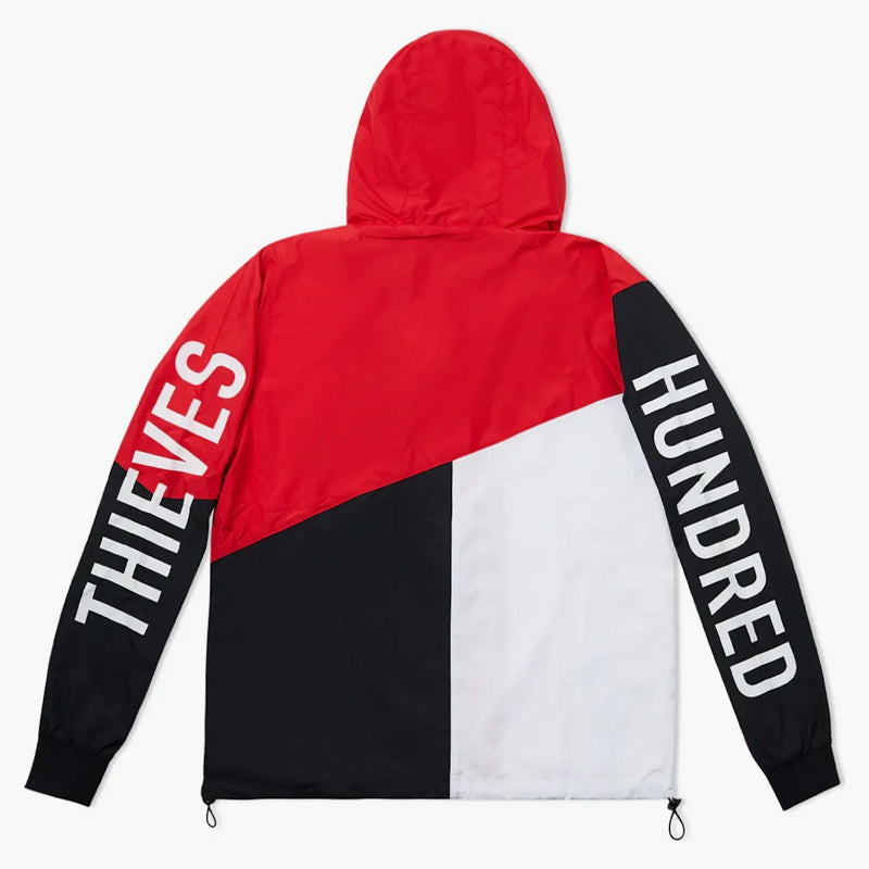 100 Thieves Tri-Color Zip Windbreaker Multi