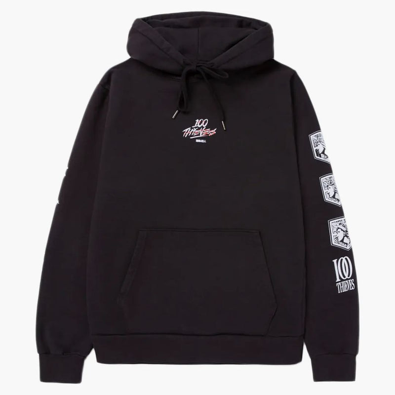 100 Thieves X Attack On Titan First Titan Hoodie Black