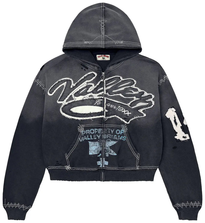 Vale Forever Religion Zip Up Hoodie Black