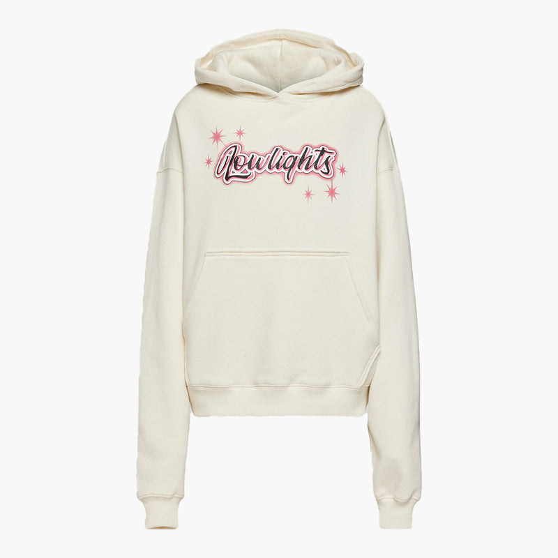 Low Lights Studio Sparkle Hoodie Ecru
