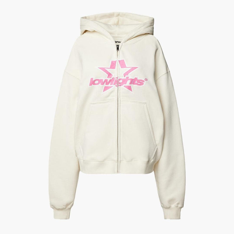 Low Lights Studios Superstar Zip-Up ecru