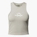 Low Lights Studios Women Superstar Crop Top Light Grey