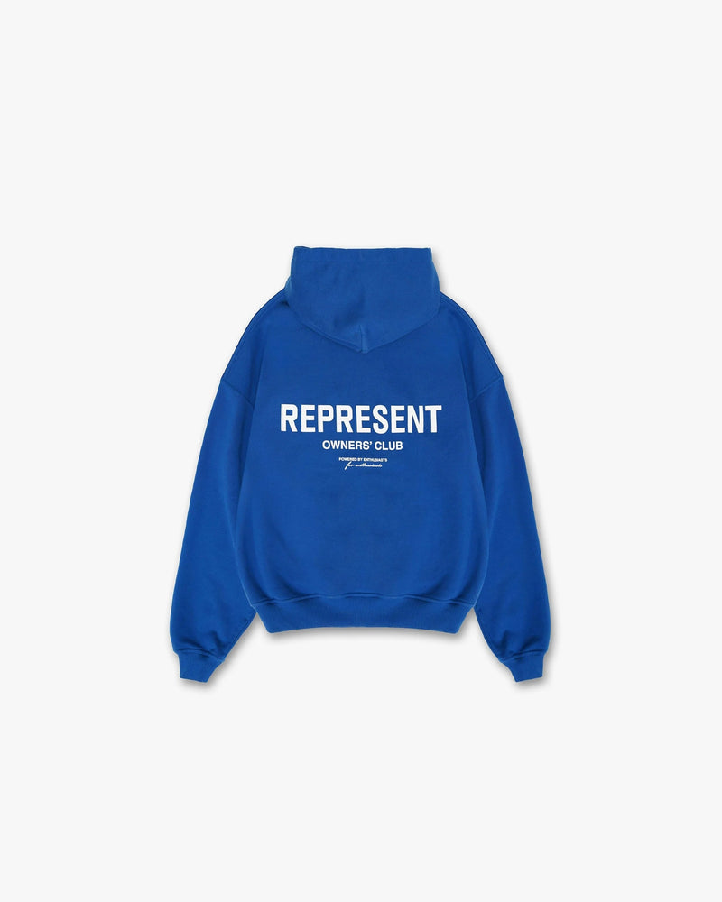 Represent Owners Club Hoodie Black Cobalt