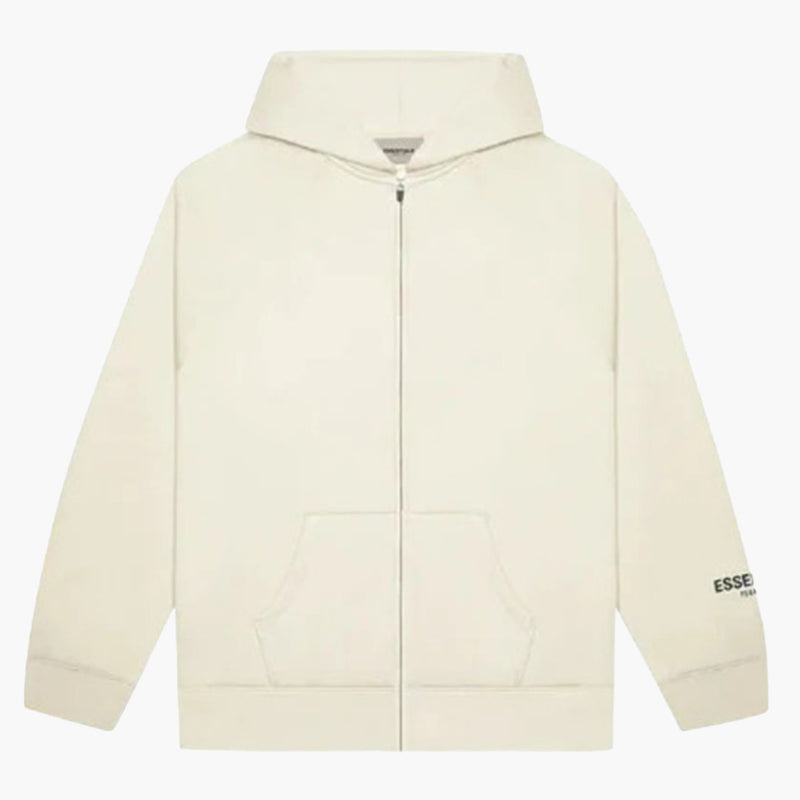 Fear of God Essentials SS20 Zip Hoodie Cream