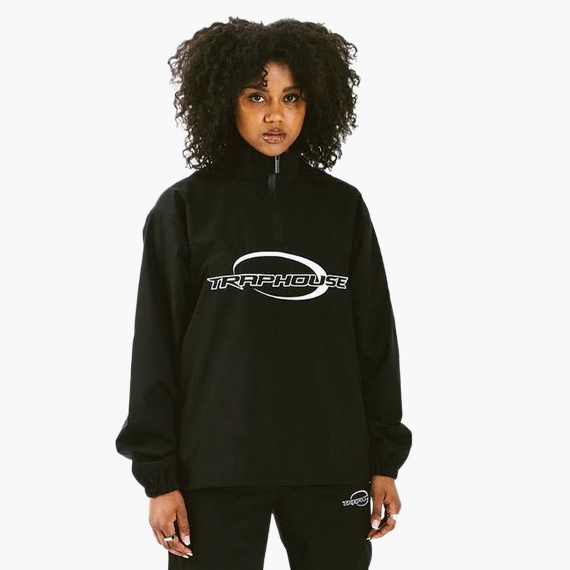 Traphouse Track Jacket Black