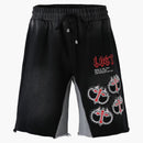 Lost Intricacy Mitt Shorts Black Red