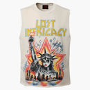 Lost Intricacy Kiss Liberty- Heatpress Stones Sleeveless White