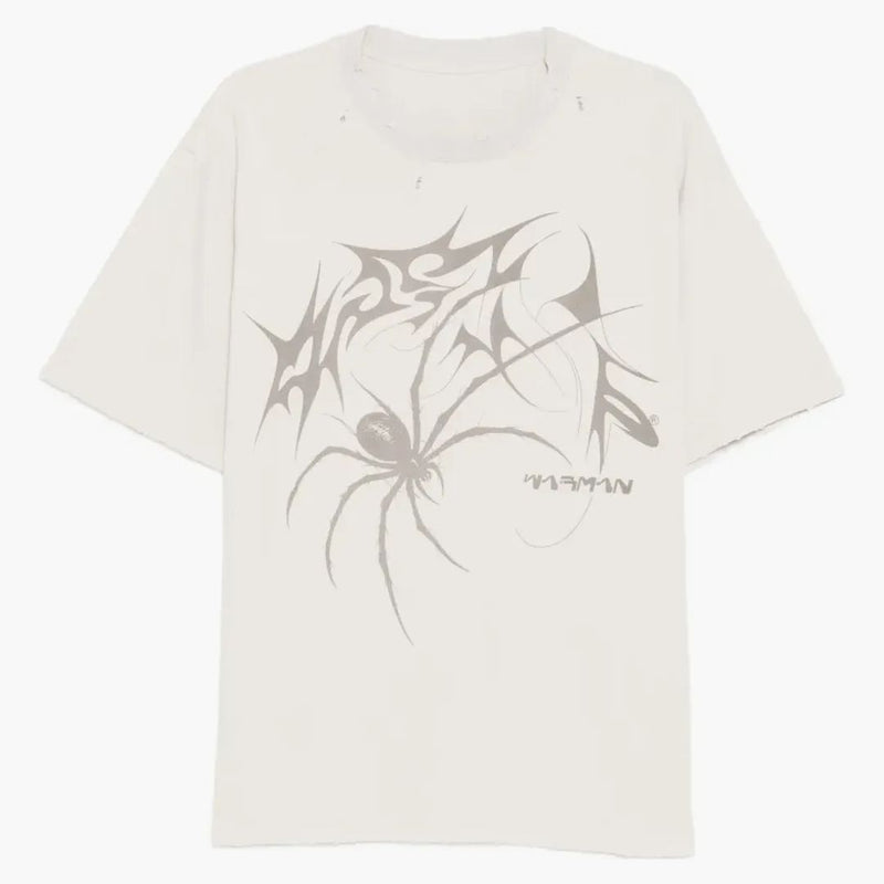 Warman Spider Web Graphic T-Shirt White