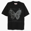 Warman Ghost Butterfly Graphic T-Shirt Black