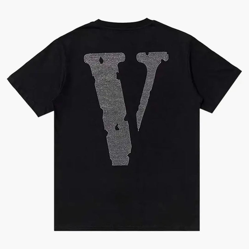 Vlone Friends Rhinstone T-Shirt Black