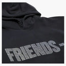 Vlone Friends Rhinstone Hoodie Black