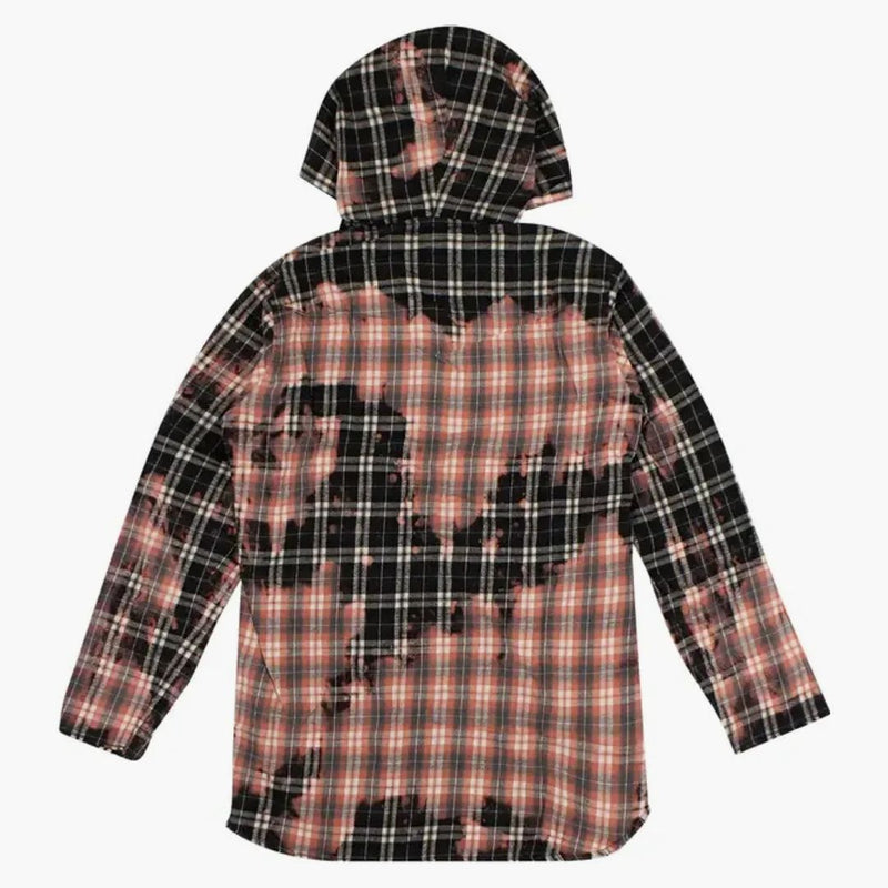 Vlone Flannel With Studs Purple Pink