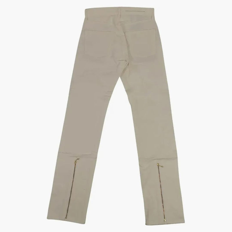 Vlone Zipper Jeans White