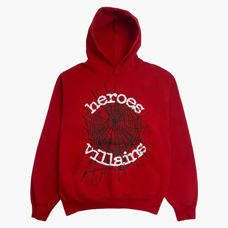 Sp5der Metro Booming Hoodie Red