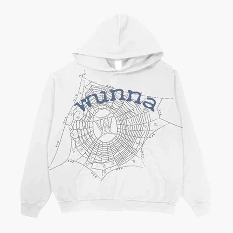 Sp5der Wunna Hoodie White