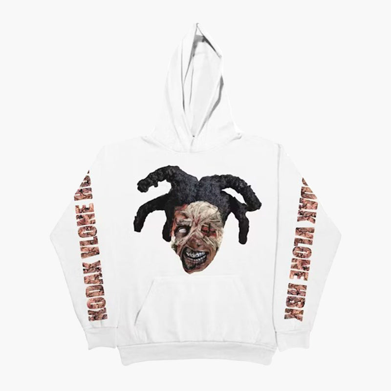 Kodak Black Vlone Zombie Hoodie White