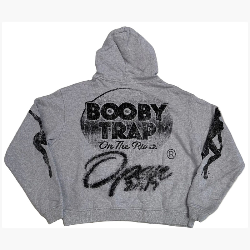 Triple Sevens Trap Logo Hoodie Grey