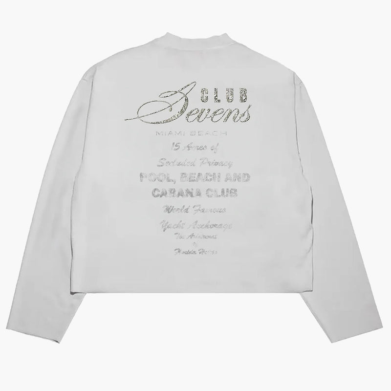 Triple Sevens Room Service Long Sleeve Tee White