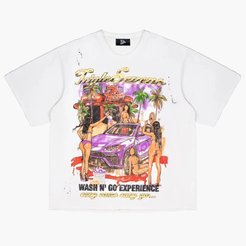 Triple Seven Wash & Go T-Shirt Cream