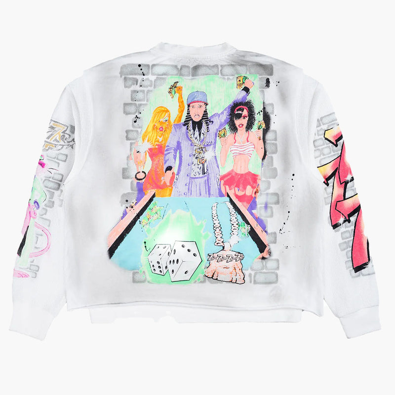 Triple Seven Player Longsleeve White