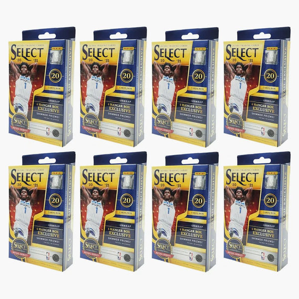 2020-21 Panini Select Basketball Hanger Box (shimmer Prizms) 8x Lot