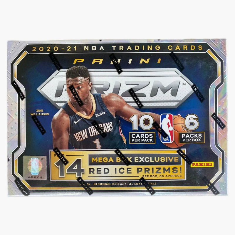 2020-21 Panini Prizm Basketball Mega Box (red Ice Prizms) (red Or Blue Box)