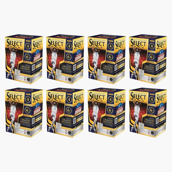 2020-21 Panini Select Basketball Blaster Box (flash Prizms) 8x Lot