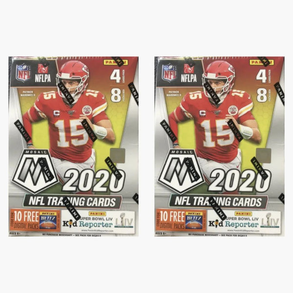 2020 Panini Mosaic Football Blaster Box 2x Lot