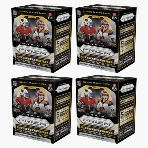 2020 Panini Prizm Football Blaster Box Disco 4x Lot