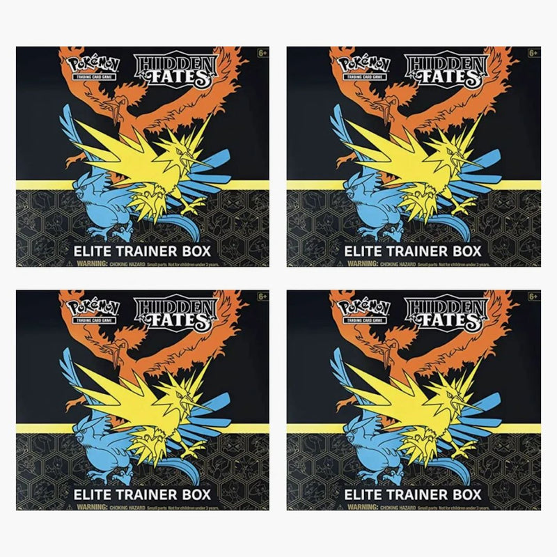 Pokémon Tcg Hidden Fates Elite Trainer Box 4x Lot