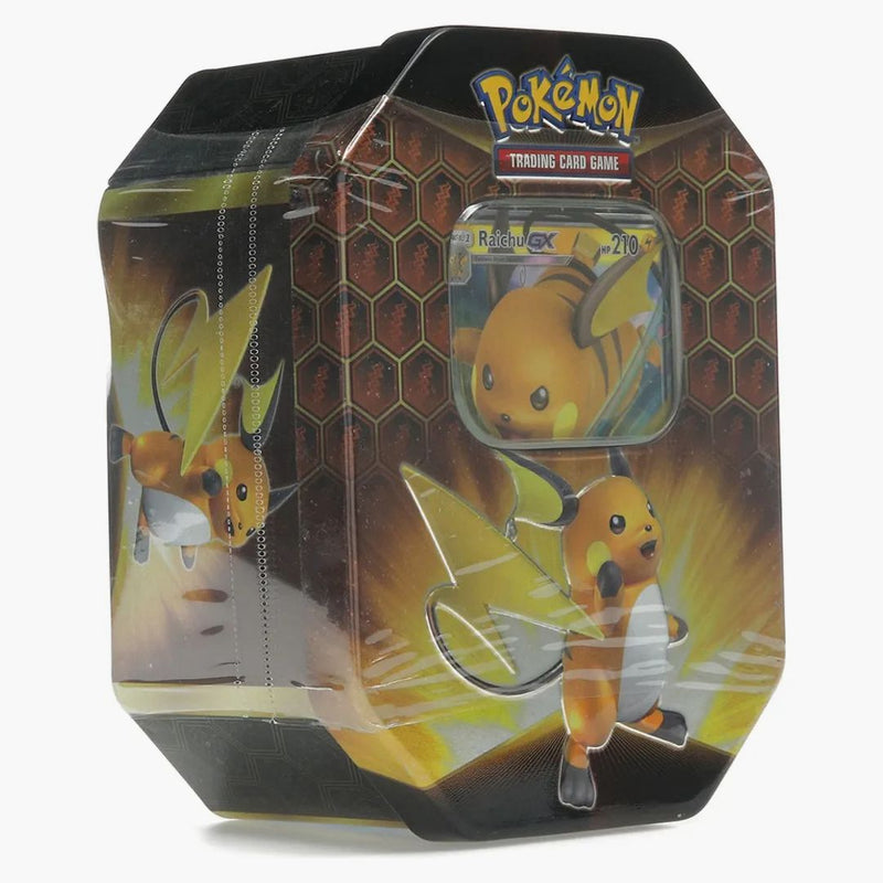 2019 Pokemon Hidden Fates Raichu Tin