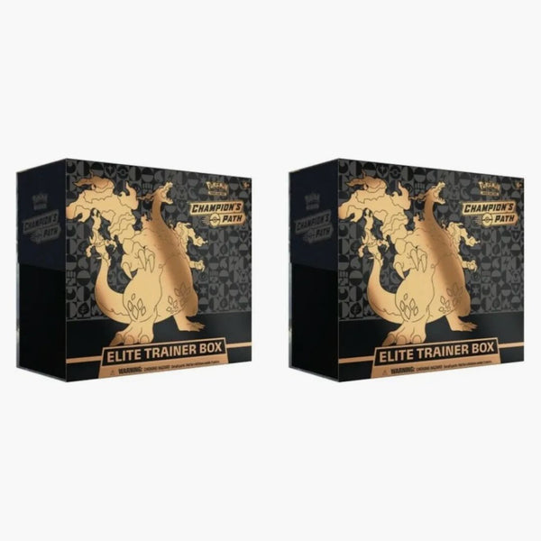 2020 Pokemon Tcg Champions Path Elite Trainer Box 2x Lot