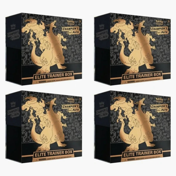 2020 Pokemon Tcg Champions Path Elite Trainer Box 4x Lot