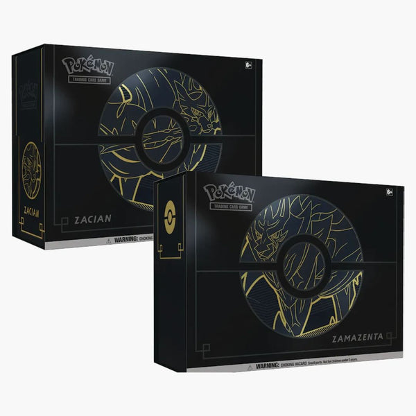 2020 Pokemon Tcg Sword & Shield Elite Trainer Box Plus Zacian And Zamazenta 2x Bundle
