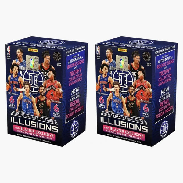 2021-22 Panini Illusions Basketball Blaster Box 2x Lot