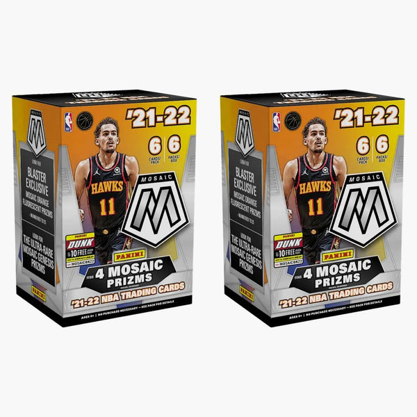 2021-22 Panini Mosaic Basketball Blaster Box 2x Lot