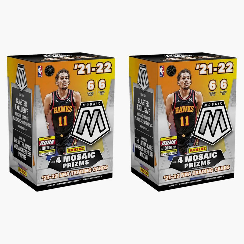 2021-22 Panini Mosaic Basketball Blaster Box 2x Lot