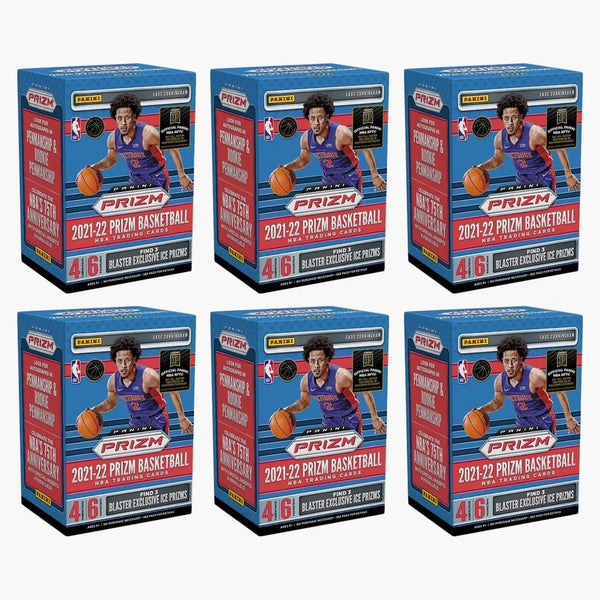 2021-22 Panini Prizm Basketball Blaster Box (ice Prizms) 6x Lot