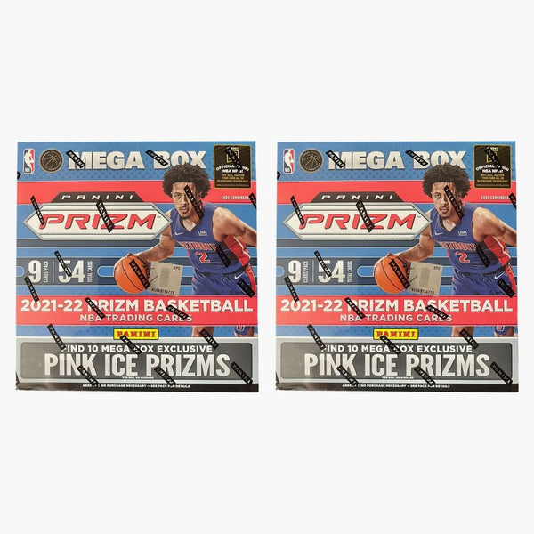2021-22 Panini Prizm Basketball Mega Box (pink Ice Prizms) 2x Lot