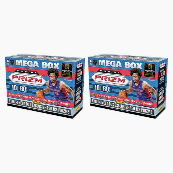 2021-22 Panini Prizm Basketball Mega Box (red Ice Prizms) 2x Lot
