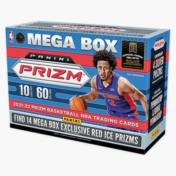 2021-22 Panini Prizm Basketball Mega Box (red Ice Prizms)
