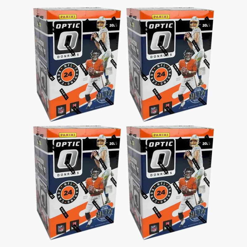 2021 Panini Donruss Optic Football Blaster Box (purple Shock Parallels) 4x Lot