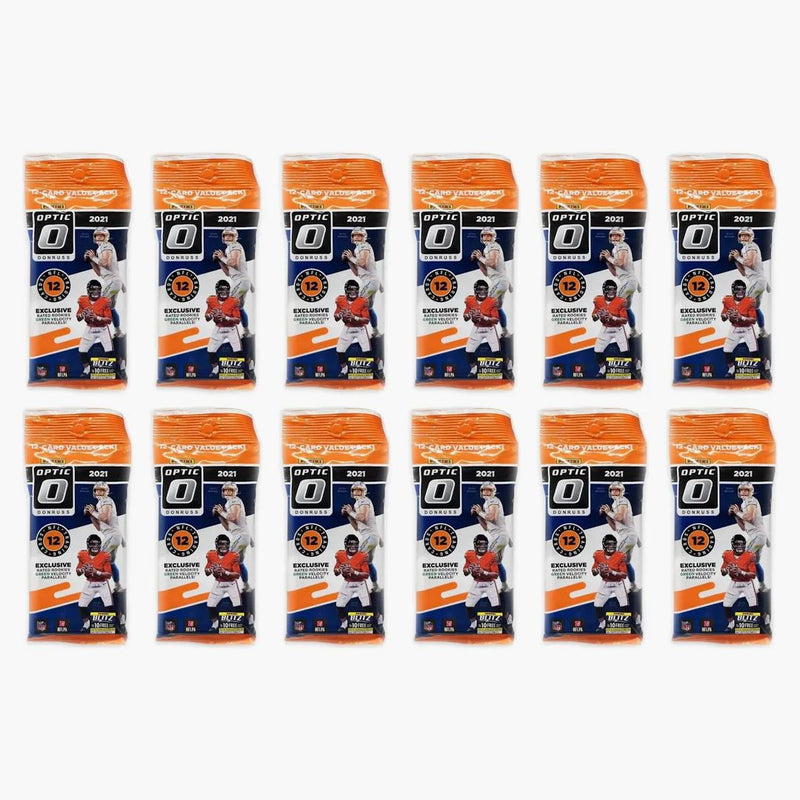 2021 Panini Donruss Optic Football Cello Fat Pack 12x Lot