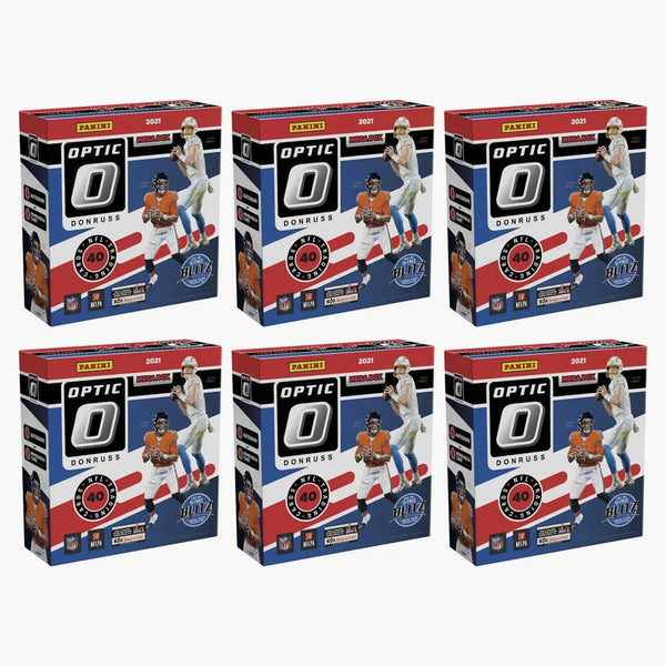 2021 Panini Donruss Optic Football Fanatics Exclusive Mega Box (red Hyper Parallels) 6x Lot