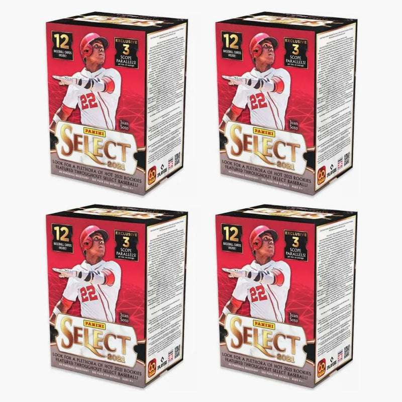 2021 Panini Select Baseball Blaster Box 4x Lot