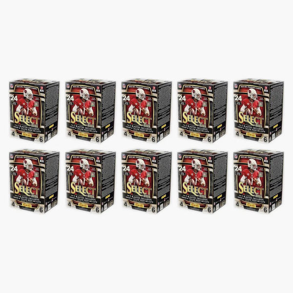 2021 Panini Select Football Blaster Box (green & Yellow Prizm Die-cuts) 10x Lot