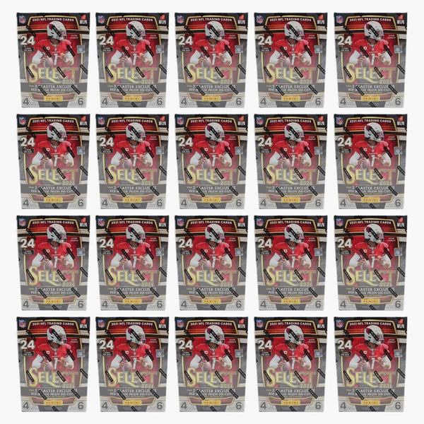 2021 Panini Select Football Blaster Box (red & Blue Prizm Die-cuts) 20x Lot