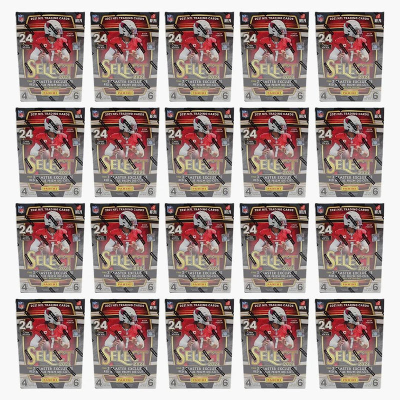 2021 Panini Select Football Blaster Box (red & Blue Prizm Die-cuts) 20x Lot