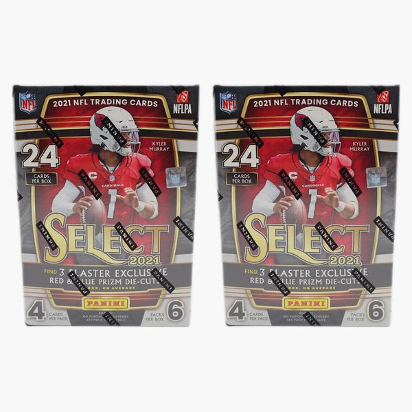 2021 Panini Select Football Blaster Box (red & Blue Prizm Die-cuts) 2x Lot